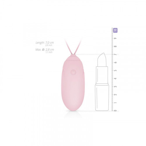 LUV EGG Vibrating Egg USB Pink
