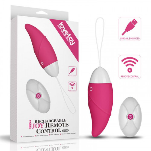 LOVETOY Vibračné vajíčko iJoy Diaľkové ovládanie USB ružové